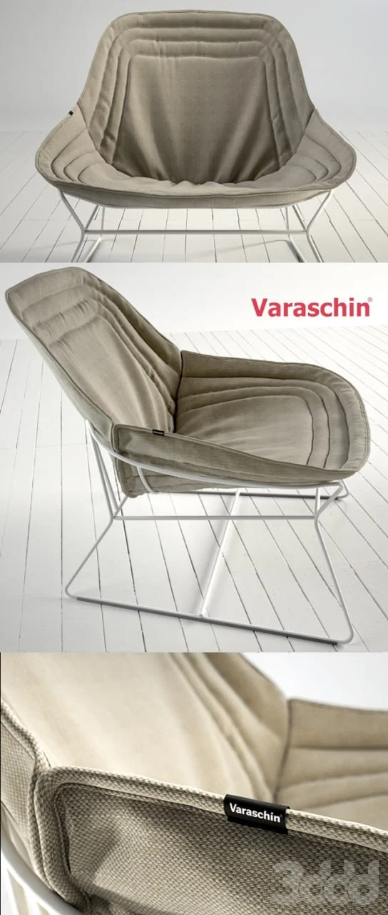 Chapeau armchair by Varaschin